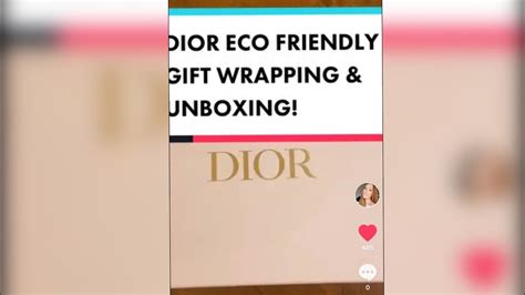 eco shipping box dior